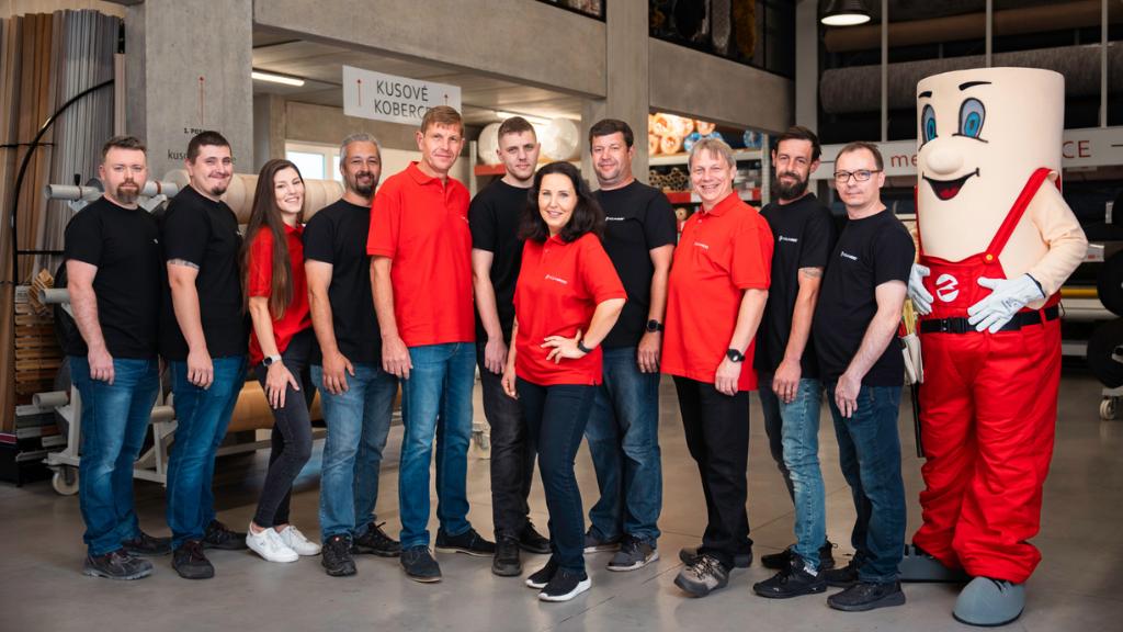 Celý tým pohromadě